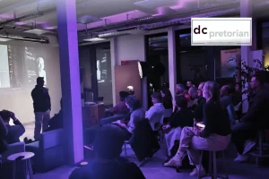 Cybersecurity-Vortrag von Peter Kestner im Gründwerk Dachau vor Publikum